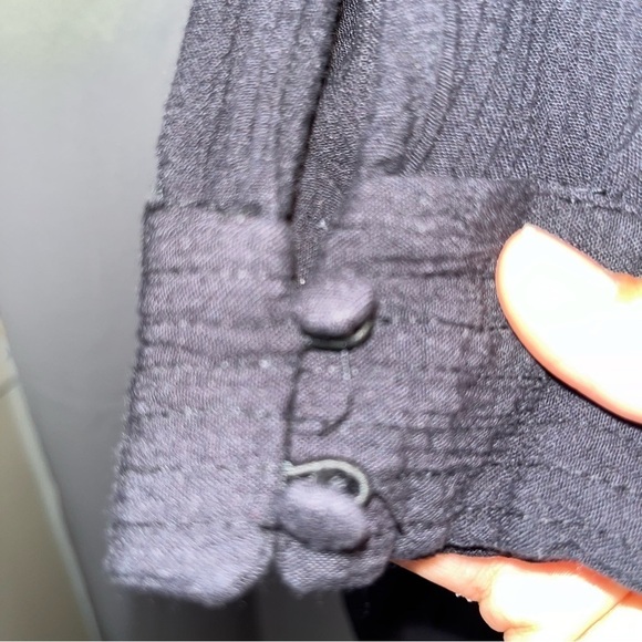 Free People Black Floral Embroidered Mia Small Tunic Dress - Picture 9 of 9